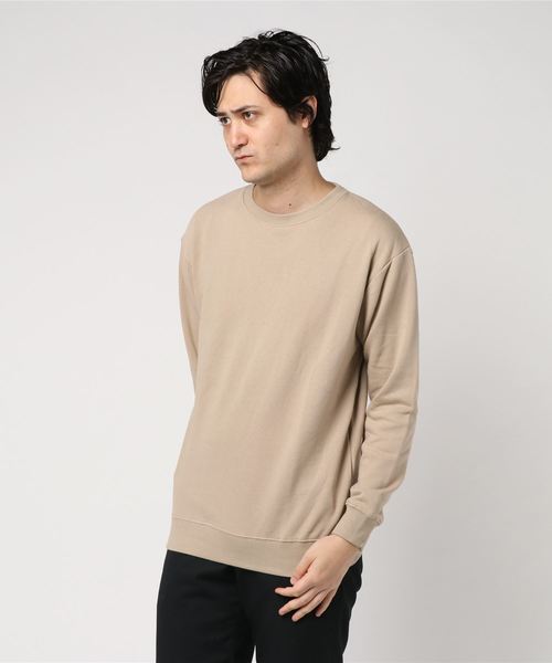 WEGO（ウィゴー）の「WEGO/カラー起毛プルオーバー（スウェット・メンズ・ホワイト/ブラック/ベージュ/杢グレー/ワイン・SMALL/MEDIUM/LARGE）」の9枚目の写真