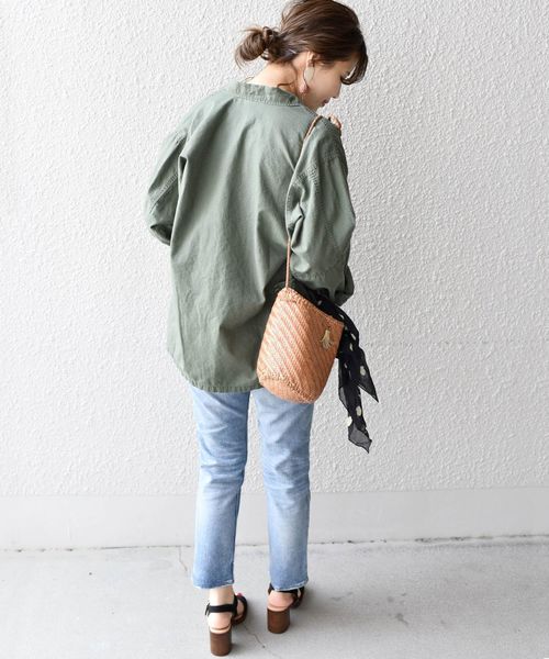 ROTHCO（ロスコ）の「ROTHCO:BDU ハードウォッシュミリタリージャケット◇◇（ミリタリージャケット・レディース・オリーブ/カモフラージュ/ベージュ・ONE SIZE）」の8枚目の写真