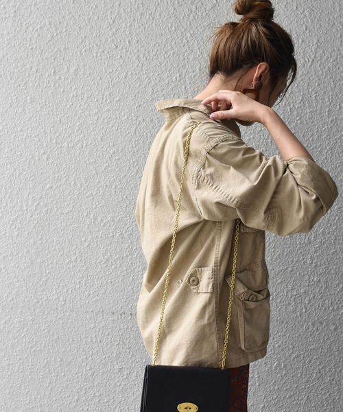 ROTHCO（ロスコ）の「ROTHCO:BDU ハードウォッシュミリタリージャケット◇◇（ミリタリージャケット・レディース・オリーブ/カモフラージュ/ベージュ・ONE SIZE）」の16枚目の写真