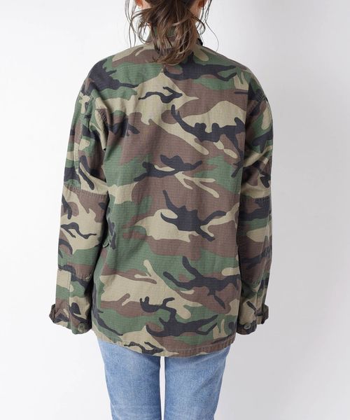 ROTHCO（ロスコ）の「ROTHCO:BDU ハードウォッシュミリタリージャケット◇◇（ミリタリージャケット・レディース・オリーブ/カモフラージュ/ベージュ・ONE SIZE）」の21枚目の写真