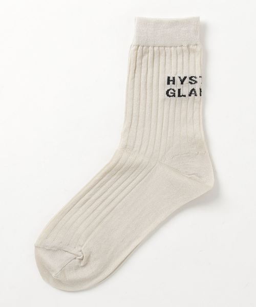 HYSTERIC GLAMOUR(ヒステリックグラマー)の「SYMBOL LOGO ソックス(ソックス/靴下)」|ホワイト