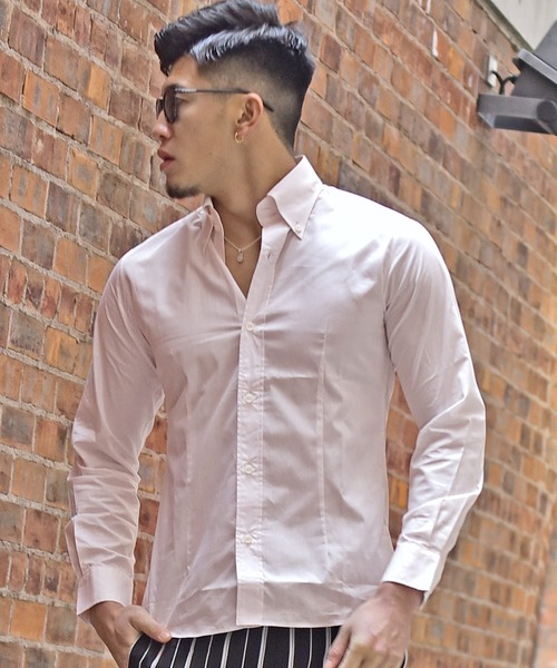 JOKER（ジョーカー）の「日本製 国産 長袖シャツ ビジネスシャツ 春服（シャツ/ブラウス・メンズ・レッド/サックスブルー/ネイビー/ブラック/ホワイト/ライトピンク/ブルー系その他/ホワイト系その他/ブラック系その他/ワイン/ブルー系その他2・LL/M/L）」の10枚目の写真