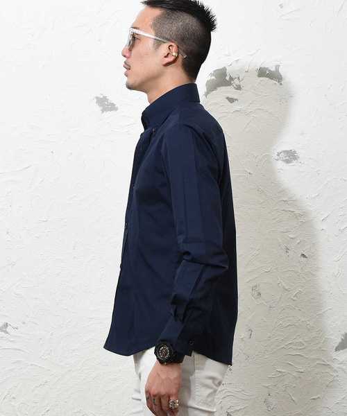 JOKER（ジョーカー）の「日本製 国産 長袖シャツ ビジネスシャツ 春服（シャツ/ブラウス・メンズ・レッド/サックスブルー/ネイビー/ブラック/ホワイト/ライトピンク/ブルー系その他/ホワイト系その他/ブラック系その他/ワイン/ブルー系その他2・LL/M/L）」の17枚目の写真