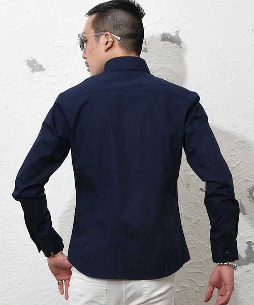 JOKER（ジョーカー）の「日本製 国産 長袖シャツ ビジネスシャツ 春服（シャツ/ブラウス・メンズ・レッド/サックスブルー/ネイビー/ブラック/ホワイト/ライトピンク/ブルー系その他/ホワイト系その他/ブラック系その他/ワイン/ブルー系その他2・LL/M/L）」の12枚目の写真