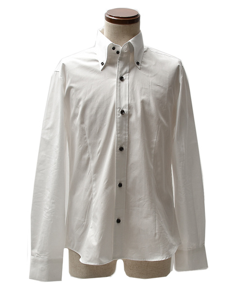 JOKER（ジョーカー）の「日本製 国産 長袖シャツ ビジネスシャツ 春服（シャツ/ブラウス・メンズ・レッド/サックスブルー/ネイビー/ブラック/ホワイト/ライトピンク/ブルー系その他/ホワイト系その他/ブラック系その他/ワイン/ブルー系その他2・LL/M/L）」の22枚目の写真