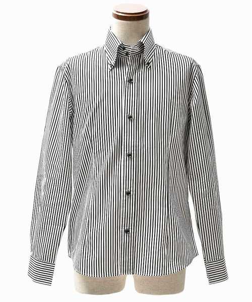 JOKER（ジョーカー）の「日本製 国産 長袖シャツ ビジネスシャツ 春服（シャツ/ブラウス・メンズ・レッド/サックスブルー/ネイビー/ブラック/ホワイト/ライトピンク/ブルー系その他/ホワイト系その他/ブラック系その他/ワイン/ブルー系その他2・LL/M/L）」の21枚目の写真