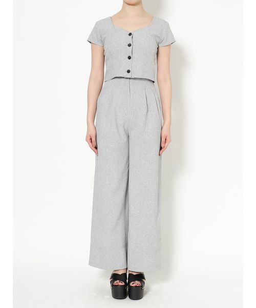 EMODA（エモダ）の「ヘムアップワイドパンツ（その他パンツ・レディース・ブラック/ベージュ/グレー・SMALL/MEDIUM）」の16枚目の写真