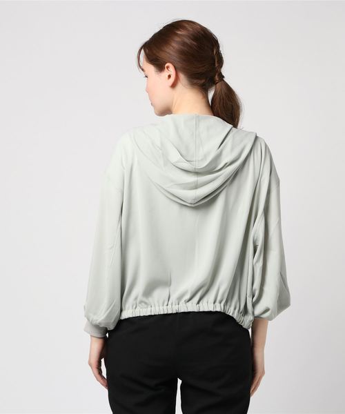 one way（ワンウェイ）の「ジョーゼットパーカー（その他アウター・レディース・ホワイト/ライトグレー/ライトピンク/ベージュ・M）」の5枚目の写真