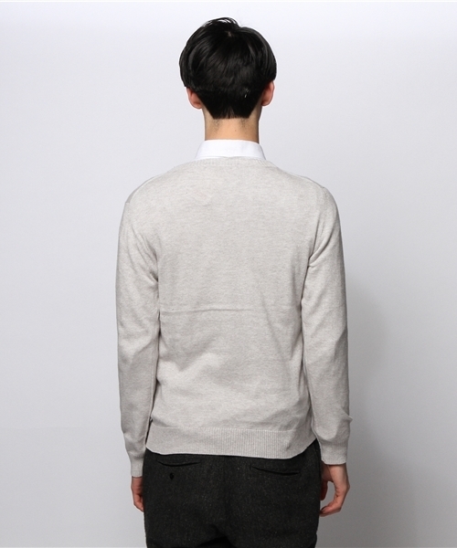 JOURNAL STANDARD(ジャーナルスタンダード)の「コットン/カシミヤ クルーネックニット #(ニット/セーター・メンズ・ブラック/グレー/ネイビー/ブルー系その他・LARGE/MEDIUM)」の9枚目の写真