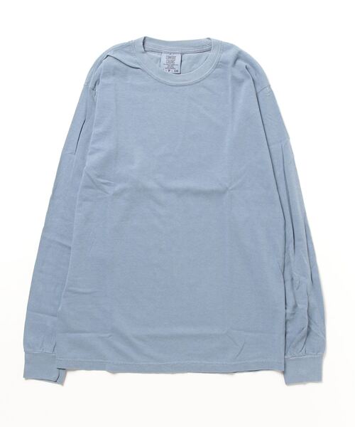 C.E.L.STORE（セルストア）の「COMFORT COLORS/コンフォートカラーズ GARMENT DYE LS（Tシャツ/カットソー・メンズ・ホワイト/オレンジ/エメラルド/ブラック/ネイビー・MEDIUM/X-LARGE/LARGE/SMALL）」の2枚目の写真