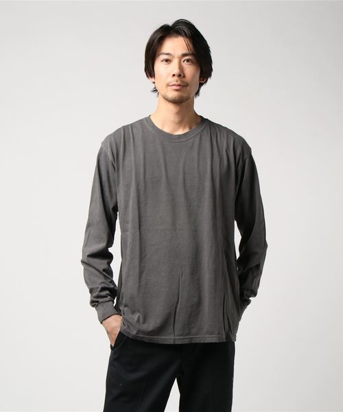 C.E.L.STORE（セルストア）の「COMFORT COLORS/コンフォートカラーズ GARMENT DYE LS（Tシャツ/カットソー・メンズ・ホワイト/オレンジ/エメラルド/ブラック/ネイビー・MEDIUM/X-LARGE/LARGE/SMALL）」の14枚目の写真