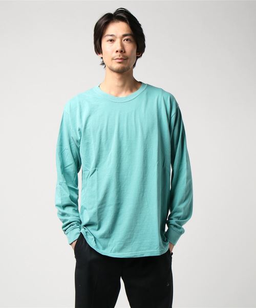 C.E.L.STORE（セルストア）の「COMFORT COLORS/コンフォートカラーズ GARMENT DYE LS（Tシャツ/カットソー・メンズ・ホワイト/オレンジ/エメラルド/ブラック/ネイビー・MEDIUM/X-LARGE/LARGE/SMALL）」の13枚目の写真