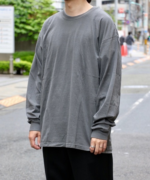 C.E.L.STORE（セルストア）の「COMFORT COLORS/コンフォートカラーズ GARMENT DYE LS（Tシャツ/カットソー・メンズ・ホワイト/オレンジ/エメラルド/ブラック/ネイビー・MEDIUM/X-LARGE/LARGE/SMALL）」の10枚目の写真