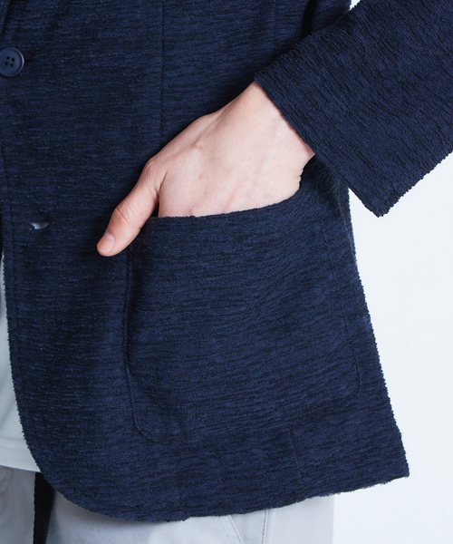 ABAHOUSE GRAY(アバハウスグレイ)の「【展開店舗限定】【セットアップ対応】ランダムパイルジャケット(テーラードジャケット・メンズ・ライトグレー/ネイビー/ダークネイビー・46/48/50)」の20枚目の写真