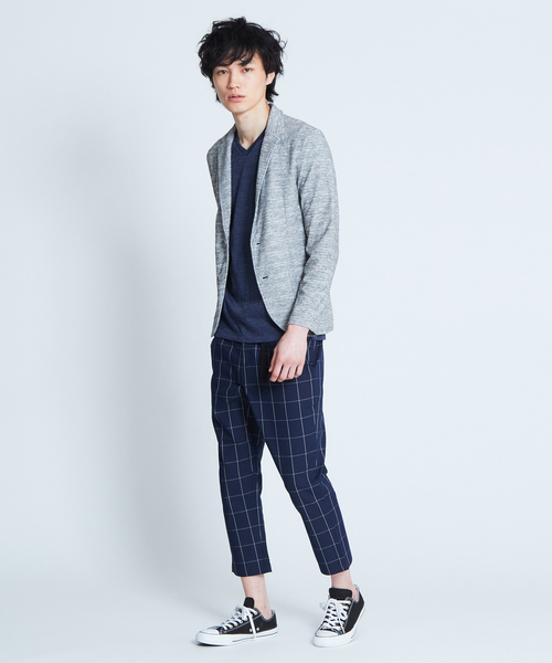 ABAHOUSE GRAY(アバハウスグレイ)の「【展開店舗限定】【セットアップ対応】ランダムパイルジャケット(テーラードジャケット・メンズ・ライトグレー/ネイビー/ダークネイビー・46/48/50)」の19枚目の写真