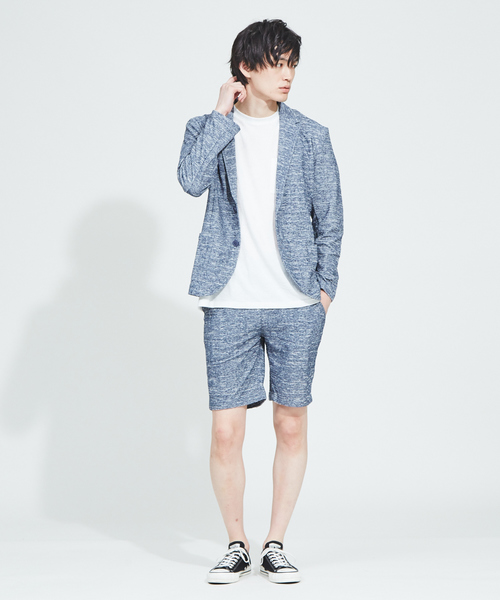 ABAHOUSE GRAY(アバハウスグレイ)の「【展開店舗限定】【セットアップ対応】ランダムパイルジャケット(テーラードジャケット・メンズ・ライトグレー/ネイビー/ダークネイビー・46/48/50)」の9枚目の写真