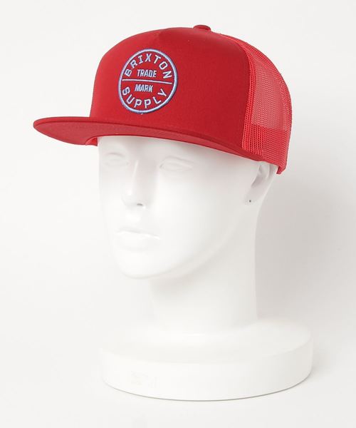 BRIXTON(ブリクストン)の「OATH III MESH CAP(キャップ)」|レッド