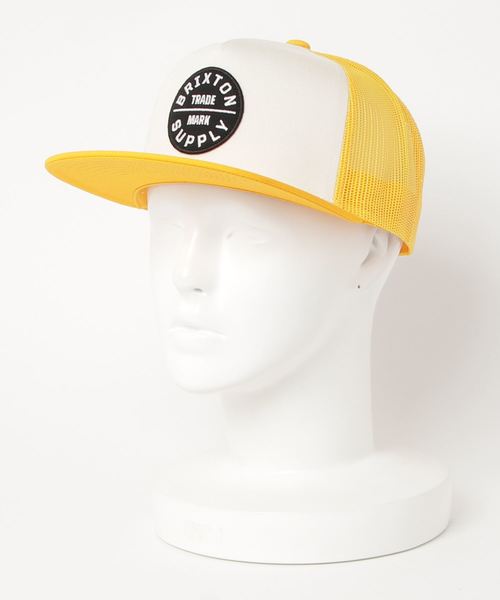 BRIXTON(ブリクストン)の「OATH III MESH CAP(キャップ)」|イエロー