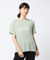 W DOMINO STRIPE POCKET CREW / ハーレー レディース プリントTシャツ サーフカジュアル