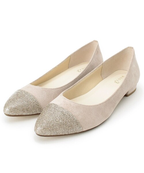 grove（グローブ）の「【22.0-25.0まで/日本製】やわここち(R)パンプス(2.0cm)（パンプス・レディース・ブラック/ライトベージュ/ブラック系1/ベージュ系その他7/ブラウン系4・20/25/30/35/40/45/50）」の6枚目の写真