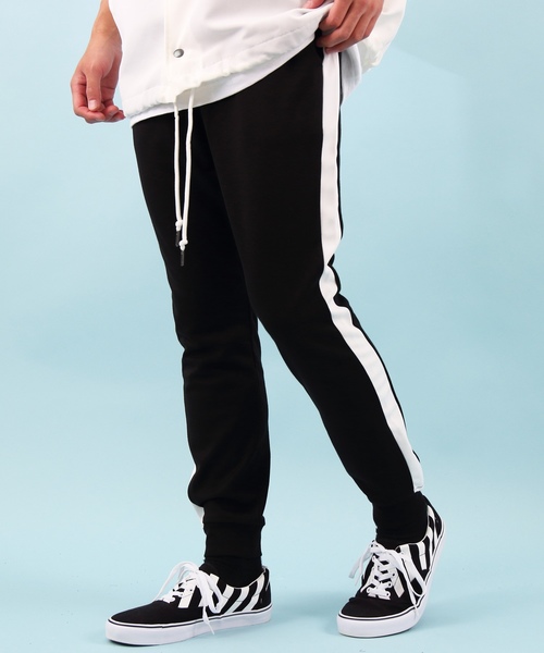 Beautiful Harmony（ビューティフルハーモニー）の「スウェット ライン パンツ（スウェットパンツ・メンズ・ブラック系その他3/グレー系その他3/グレー系その他6/ブルー系その他3/ブラック系その他2/グレー系その他/ベージュ系その他/ベージュ系その他2/グリーン系その他/ホワイト系その他/ホワイト系その他2/ホワイト系その他3/ブラック系その他/グレー系その他2/グレー系その他4/グレー系その他5/ブルー系その他/ブルー系その他2・LARGE/MEDIUM/X-LARGE/SMALL）」の6枚目の写真