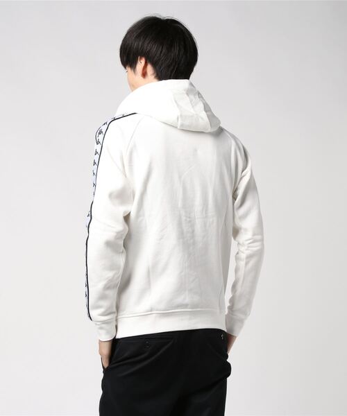 Kappa（カッパ）の「Kappa(カッパ)BANDA OMINI ロゴラインパーカー（パーカー・メンズ・パープル/レッド/ホワイト/ダークグリーン・M/L/S/XL）」の5枚目の写真