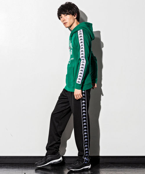 Kappa（カッパ）の「Kappa(カッパ)BANDA OMINI ロゴラインパーカー（パーカー・メンズ・パープル/レッド/ホワイト/ダークグリーン・M/L/S/XL）」の12枚目の写真