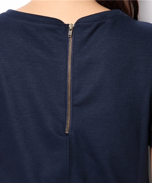 green label relaxing（グリーンレーベルリラクシング）の「GC N/Cレースキリカエ S/S POカットソー ◆（Tシャツ/カットソー・レディース・ホワイト/ブラック/オレンジ・フリー）」の14枚目の写真