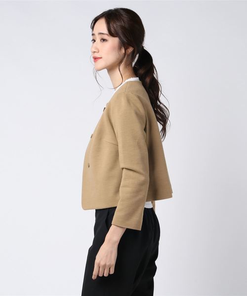新品未使用UNIVERVAL MUSE レガラートポンチノーカラージャケット