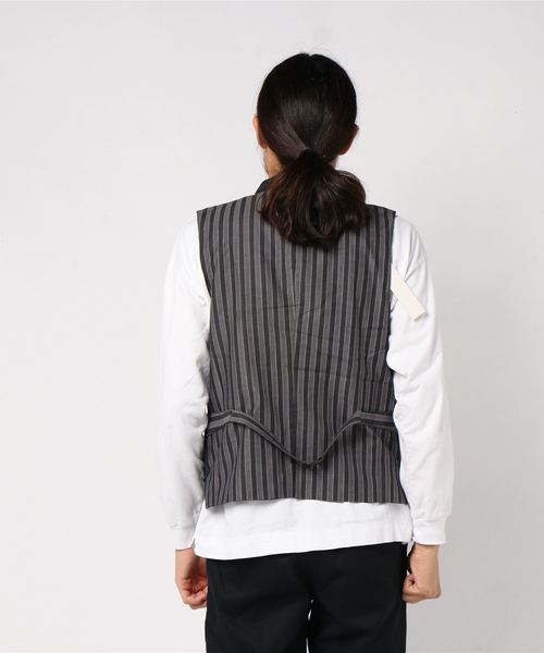 C DIEM(カルペディエム)の「C DIEM(カルペディエム)ストライプベスト(ベスト・メンズ・グレー/ブラック・S/M)」の5枚目の写真