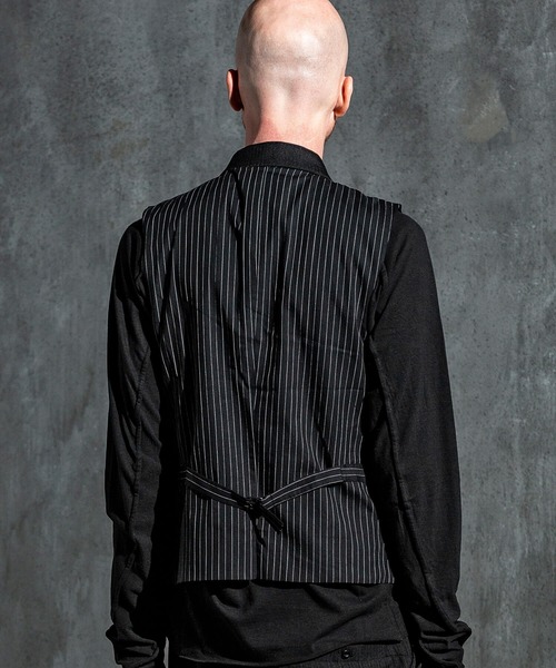 C DIEM(カルペディエム)の「C DIEM(カルペディエム)ストライプベスト(ベスト・メンズ・グレー/ブラック・S/M)」の12枚目の写真