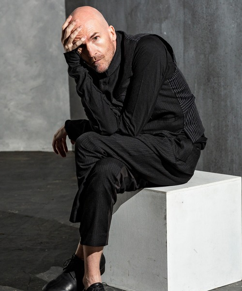 C DIEM(カルペディエム)の「C DIEM(カルペディエム)ストライプベスト(ベスト・メンズ・グレー/ブラック・S/M)」の11枚目の写真