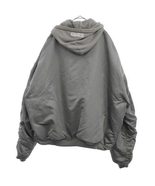 ブランド古着】フード付きオーバーサイズリバーシブルMA-1ボンバー