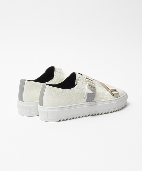 alfredoBANNISTER（アルフレッドバニスター）の「ダブル ベルト スニーカー（スニーカー・メンズ・ホワイト/ブラック・44/40/41/42/43）」の8枚目の写真