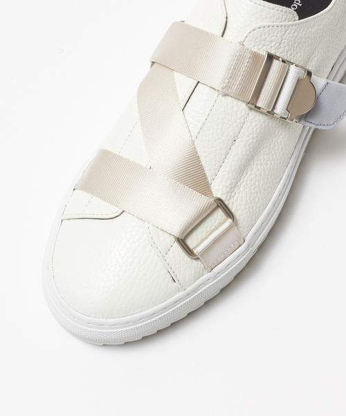 alfredoBANNISTER（アルフレッドバニスター）の「ダブル ベルト スニーカー（スニーカー・メンズ・ホワイト/ブラック・44/40/41/42/43）」の12枚目の写真