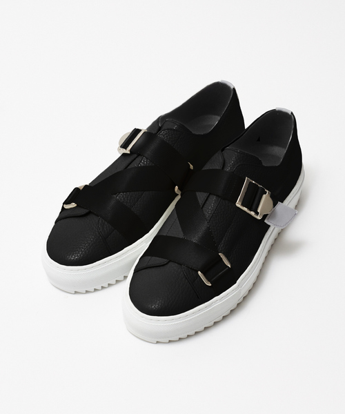 alfredoBANNISTER（アルフレッドバニスター）の「ダブル ベルト スニーカー（スニーカー・メンズ・ホワイト/ブラック・44/40/41/42/43）」の17枚目の写真