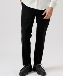 【CLANE HOMME】ジャージーテーパードスラックス/28110-1461