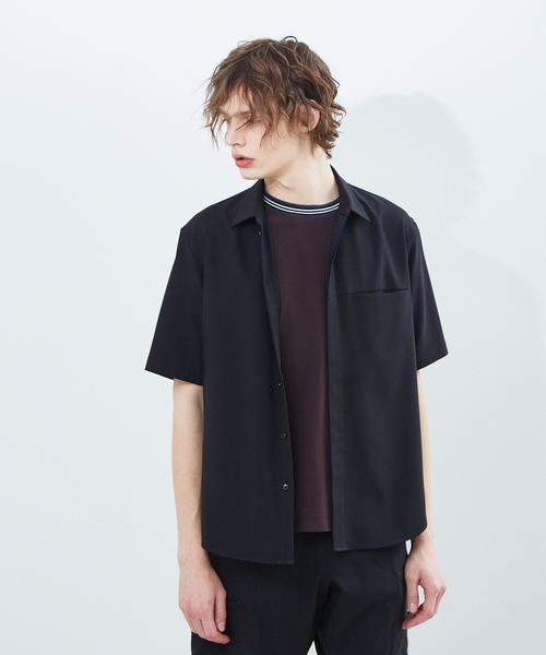 ABAHOUSE(アバハウス)の「【セットアップ対応】リネンライク ストレッチ ウェザー シャツ(シャツ/ブラウス・メンズ・ブラック/カーキ/ブルー系その他・44/46/48)」の18枚目の写真