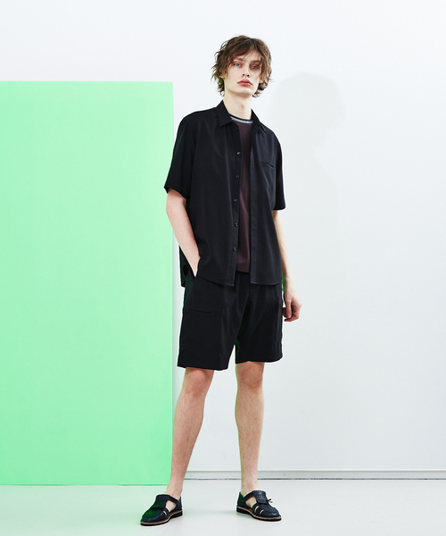 ABAHOUSE(アバハウス)の「【セットアップ対応】リネンライク ストレッチ ウェザー シャツ(シャツ/ブラウス・メンズ・ブラック/カーキ/ブルー系その他・44/46/48)」の21枚目の写真