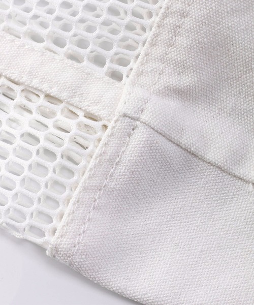 TABI PAL（タビパル）の「メッシュトートバッグ（トートバッグ・レディース・ホワイト/ブラック/ホワイト系その他2/ホワイト系その他/ブラック系その他・FREE）」の8枚目の写真