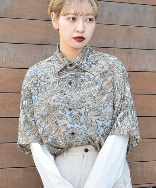kutir（クティール）の「半袖柄シャツ（シャツ/ブラウス）」 - WEAR