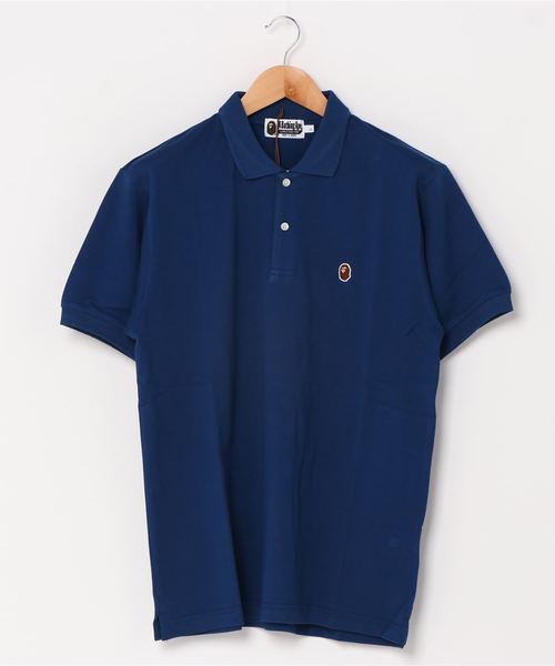アベイシングエイプ　ポロシャツ　ワンポイント　　ブラック　M A BATHING APE - 【希少】ベイシングエイプ ポロシャツ サイズM