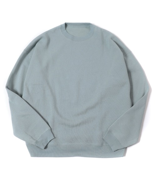 FREAK'S STORE（フリークスストア）の「WEB限定 12oz ヘビーウェイト ビッグシルエット クルーネック スウェット（スウェット・メンズ・ピンク/ホワイト/ブラック/ブラウン/イエロー/サックスブルー/グレー系その他/オリーブ/グレー/ブラック系その他/ネイビー/ラベンダー/ベージュ/ブルー系その他/テラコッタ・SMALL/MEDIUM/X-LARGE/LARGE）」の19枚目の写真