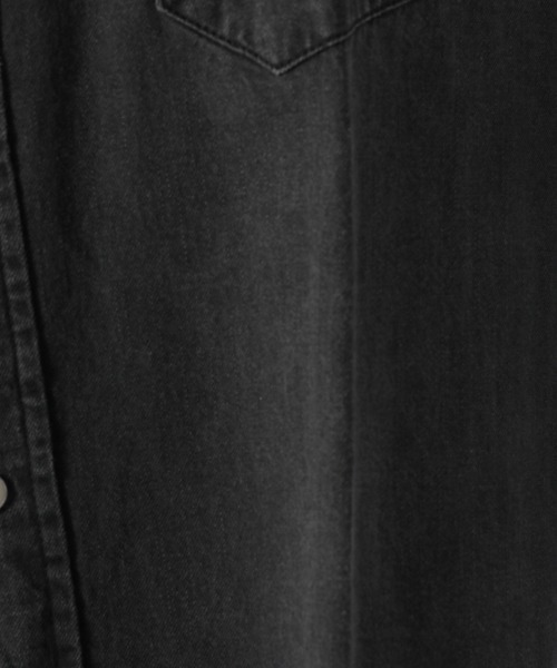 BAYFLOW(ベイフロー)の「デニムシャツ L/S(シャツ/ブラウス・メンズ・ブラック/サックスブルー・MEDIUM/SMALL/LARGE)」の18枚目の写真
