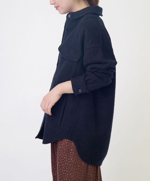SHIPS(シップス)の「ヘリンボーンシャケット◇(その他アウター・レディース・ベージュ/ネイビー・ONE SIZE)」の10枚目の写真