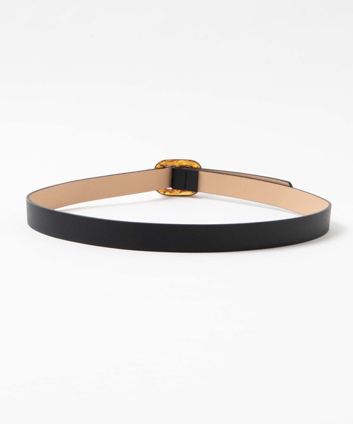 WEGO（ウィゴー）の「WEGO/べっ甲バックルベルト（ベルト・レディース・ブラック/オフホワイト/その他1・FREE）」の6枚目の写真