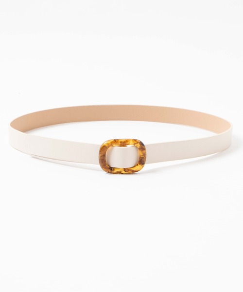 WEGO（ウィゴー）の「WEGO/べっ甲バックルベルト（ベルト・レディース・ブラック/オフホワイト/その他1・FREE）」の12枚目の写真