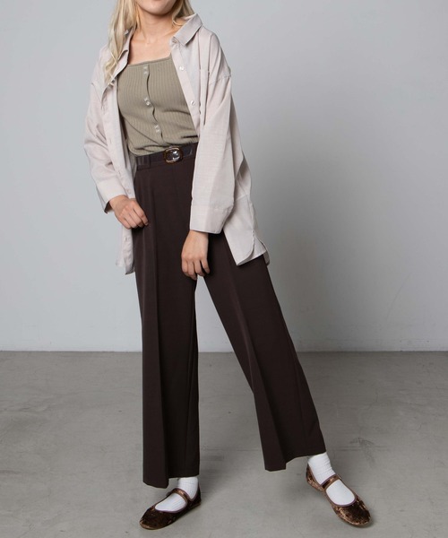 WEGO（ウィゴー）の「WEGO/べっ甲バックルベルト（ベルト・レディース・ブラック/オフホワイト/その他1・FREE）」の13枚目の写真