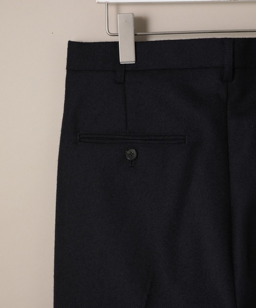 ADAM ET ROPE'(アダムエロペ)の「【BISHU】フランネルスラックス(スラックス・メンズ・ネイビー/カーキ・S/M/L)」の7枚目の写真
