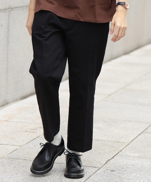 Beauty&Habit(ビューティアンドハビット)の「【Beauty&Habit】センタープレスアンクル丈テーパードチノパンツ(チノパンツ・メンズ・ブラック/ベージュ/カーキ・M/L)」の2枚目の写真